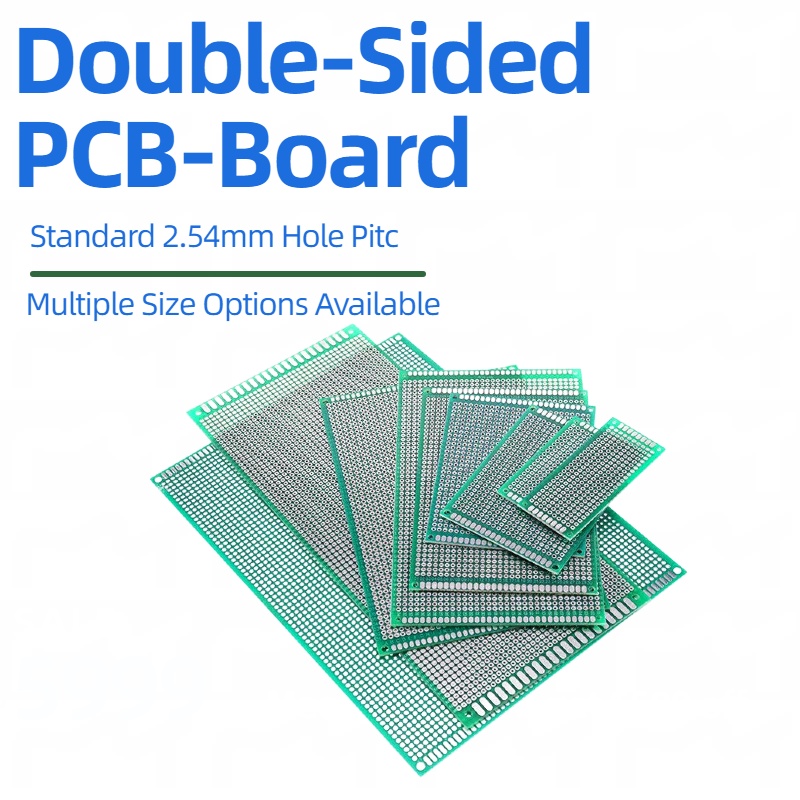 Diy Electronics Breadboard - Papan PCB Prototipe Dua Sisi Universal