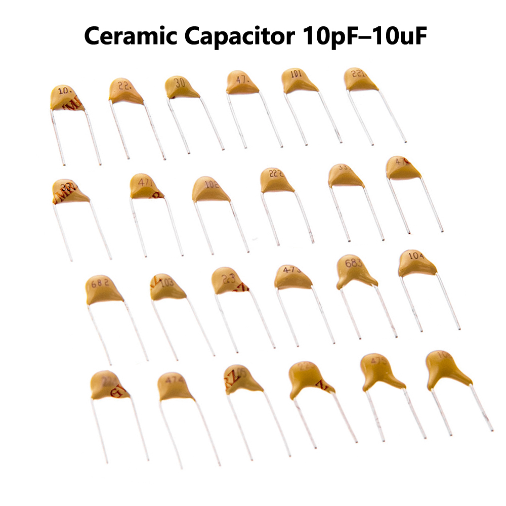 Capacitor Kit Assortment - 30PF 47PF 100PF 50V Kapasitor Keramik