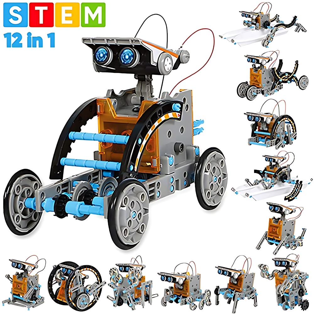 Diy Robot Electronics Kit - Blok Bangunan Robot Surya 12 In