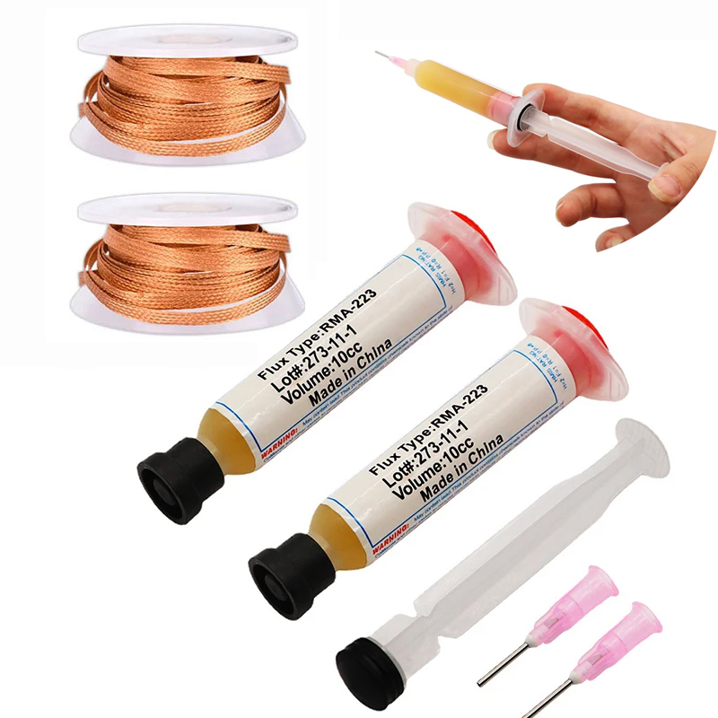 Smd Solder Paste - RMA-223 Rosin Soldering Flux 10cc, Viskositas
