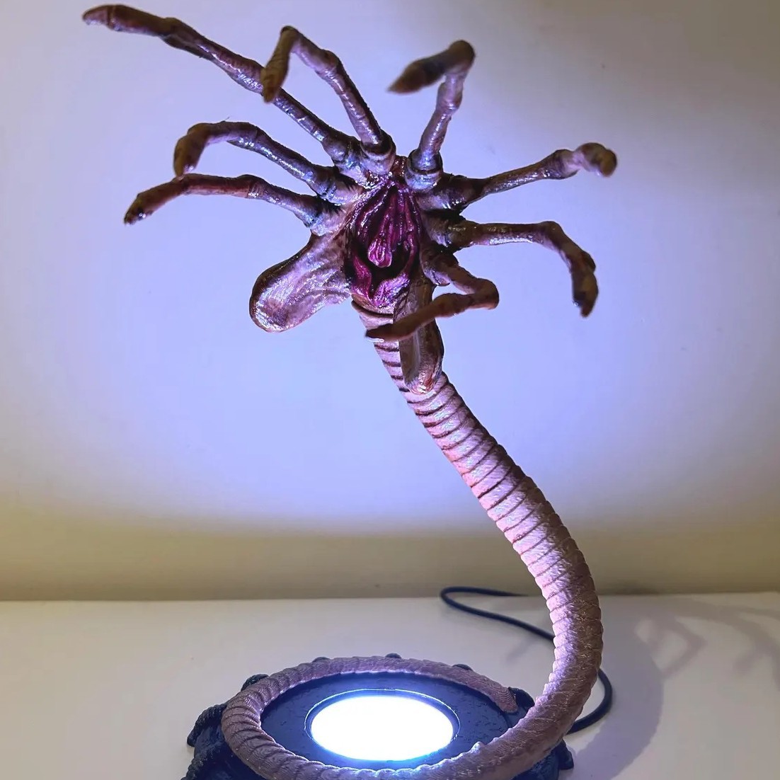 Diy Halloween Electronics - Lampu Alien Facehugger Lampu Malam, Dekorasi