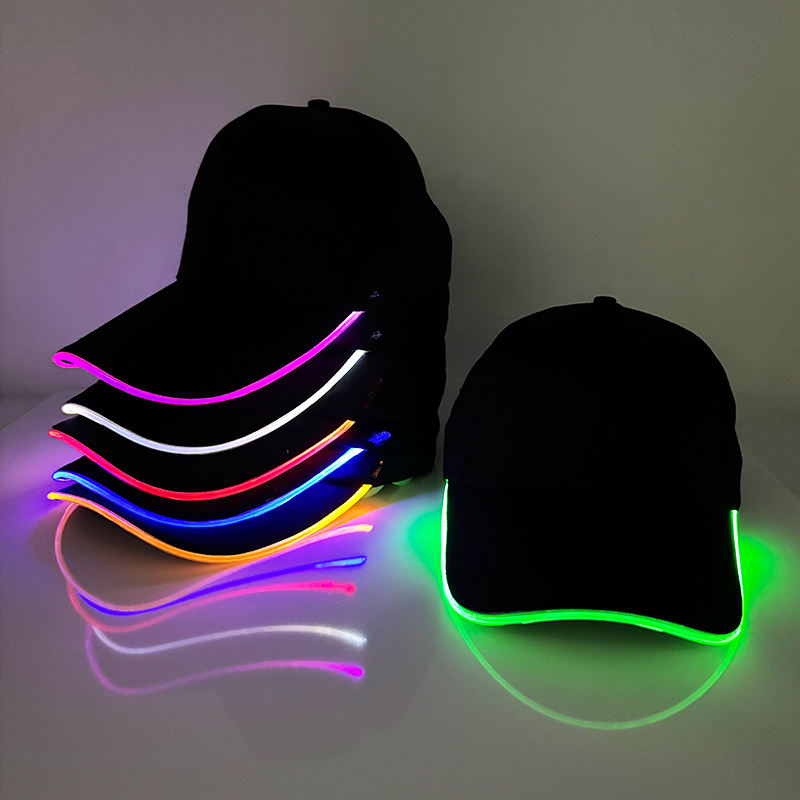 Diy Halloween Electronics - Topi bisbol menyala trendi LED bercahaya