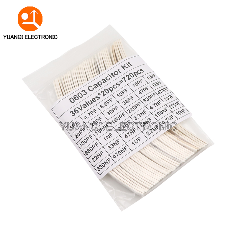 Capacitor Kit Assortment - 320 buah 720 buah 0603 0805