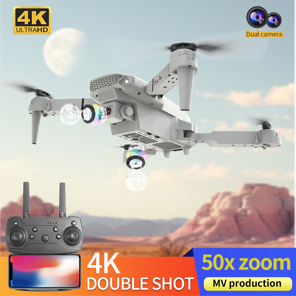 2026 BARU E88 Drone Profesiona - Diy Drone Electronics ulasan dan harga