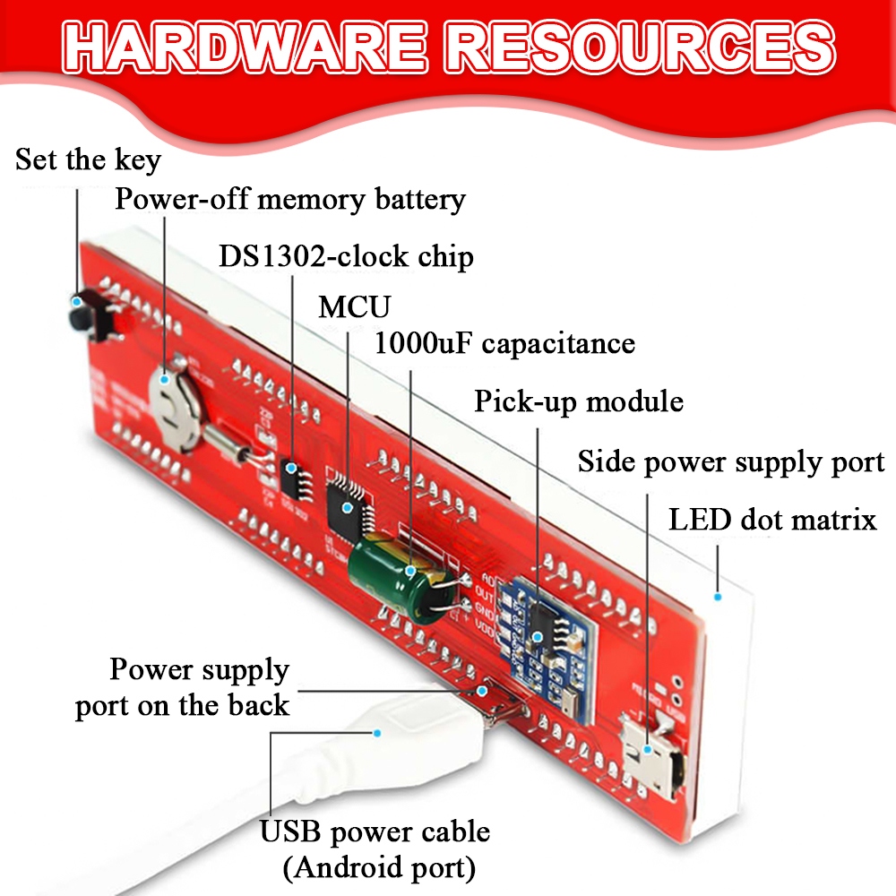 DIY LED Spektrum Musik DS1302  - Diy Electronics Kids ulasan dan harga