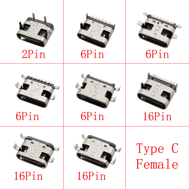 10 buah USB Tipe C Jack betina - Smd Solder Paste ulasan dan harga