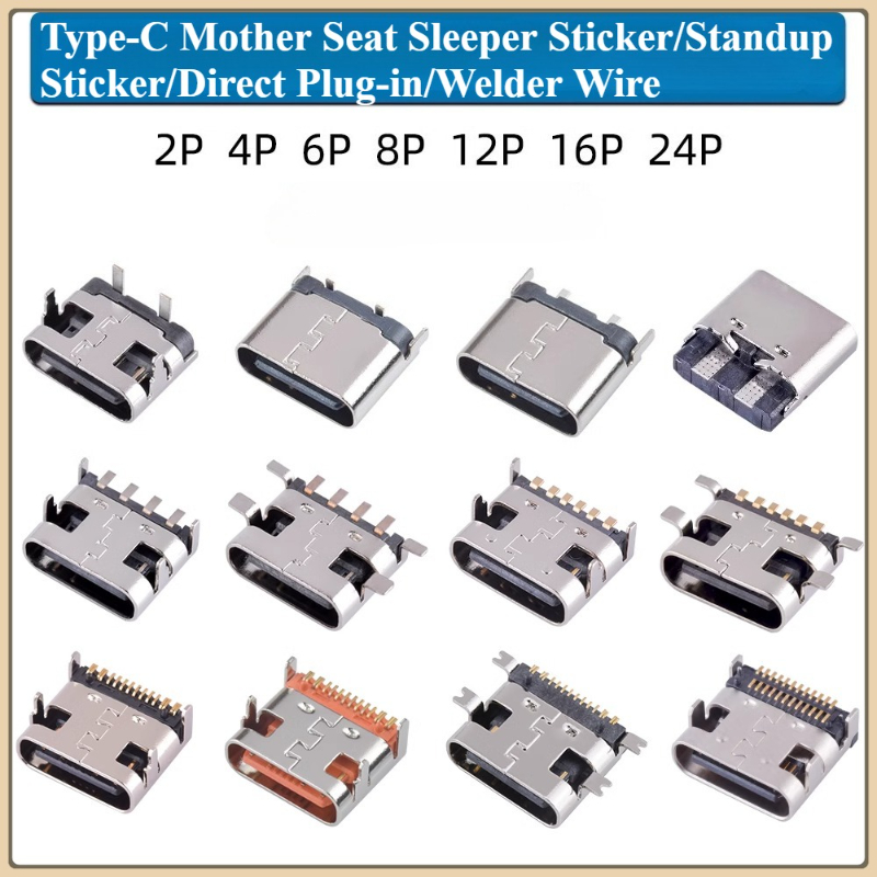 10 Buah Konektor USB Tipe C Ja - Smd Solder Paste ulasan dan harga