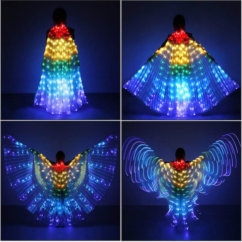 Sayap LED Menyala untuk Tari P - Diy Halloween Electronics ulasan dan harga