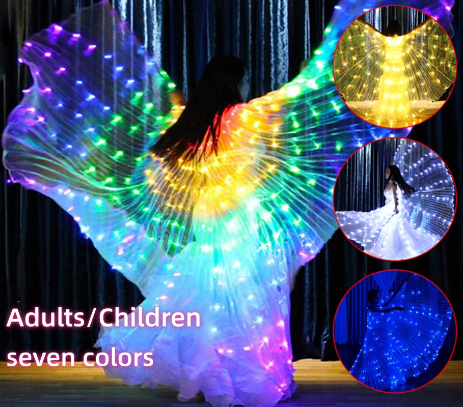 Sayap LED Menyala untuk Tari P - Diy Halloween Electronics ulasan dan harga