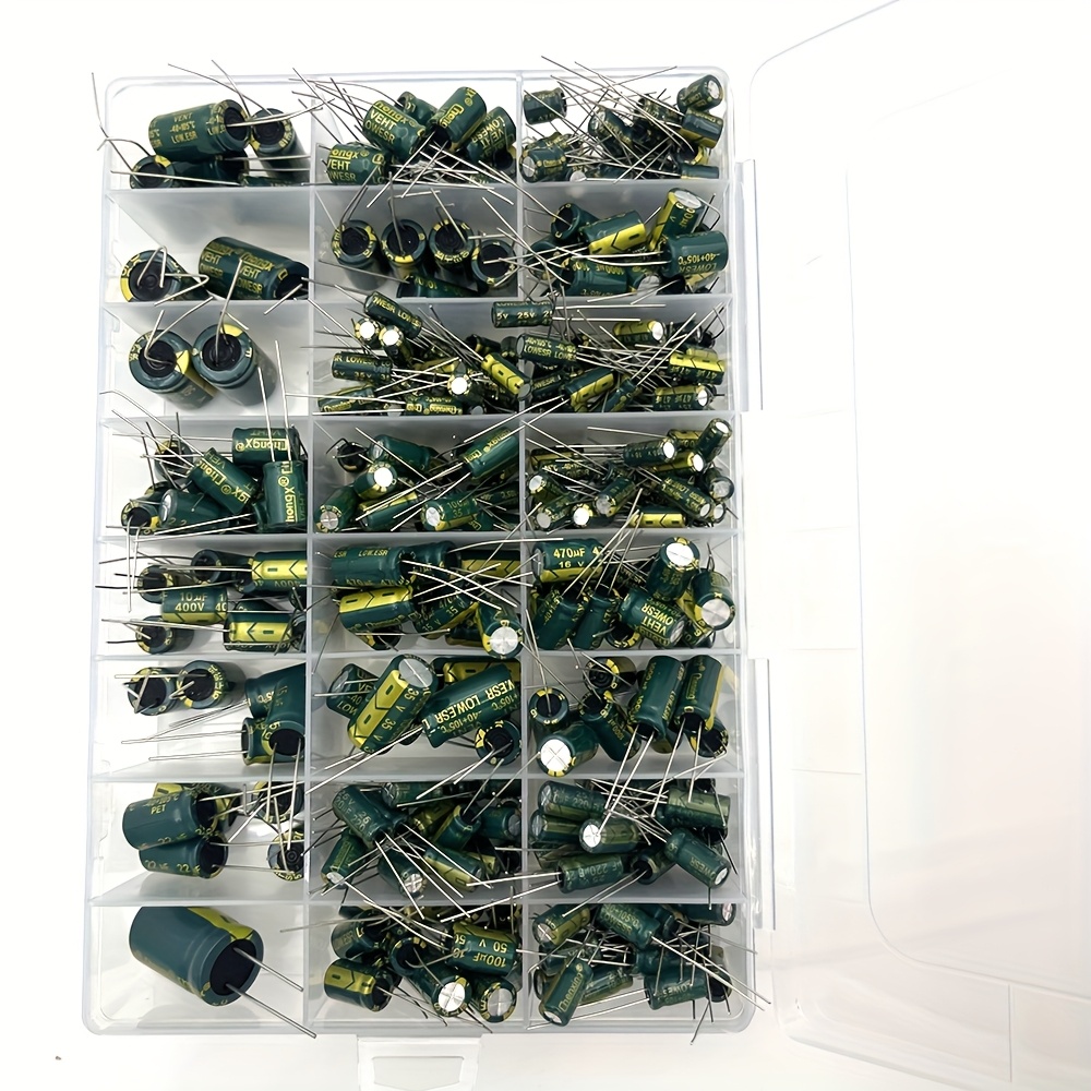335Pcs aluminium Electrolytic  - Capacitor Kit Assortment ulasan dan harga