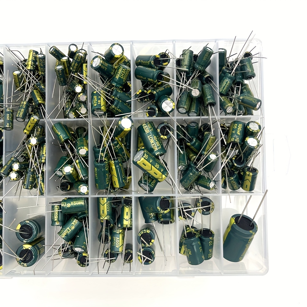 335Pcs aluminium Electrolytic  - Capacitor Kit Assortment ulasan dan harga