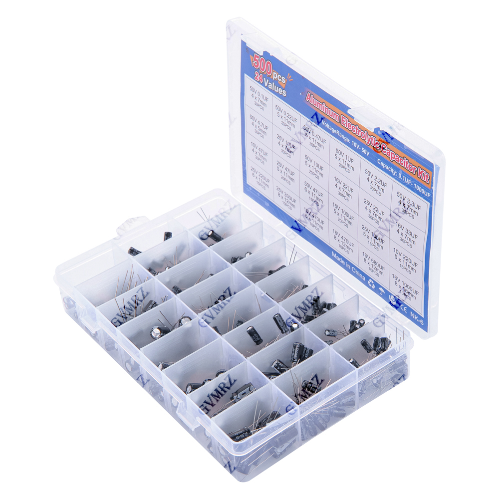 500 Buah/Lot 16-50V Campuran K - Capacitor Kit Assortment ulasan dan harga
