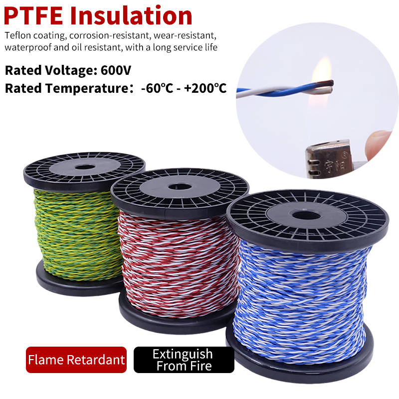 Kawat PTFE AFS200 2Pin 26/25/2 - Diy Electronics Audio ulasan dan harga