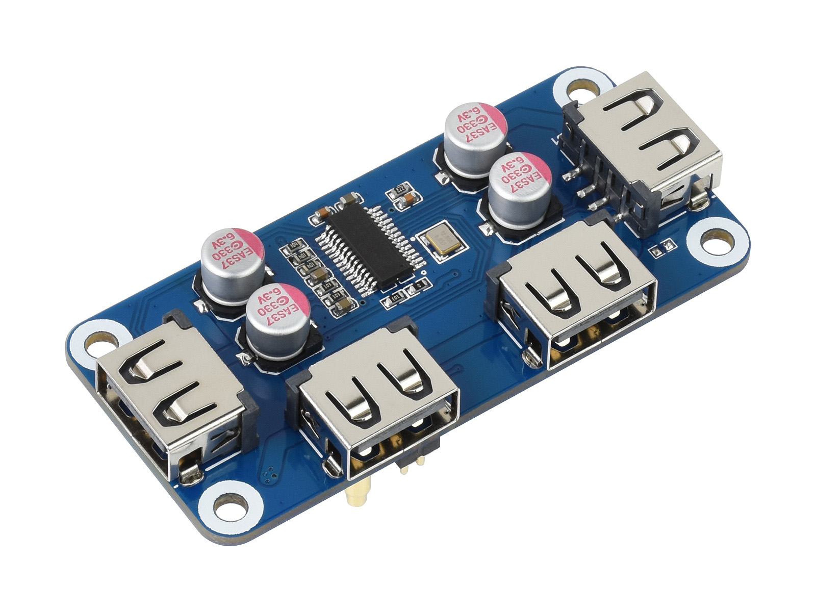 Waveshare USB HUB HAT (B) 4x p - Raspberry Pi Zero ulasan dan harga