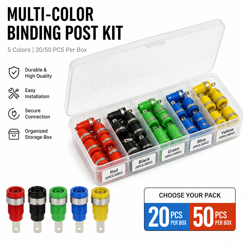 Kit Konektor Binding Post Mult - Diy Audio Electronics Kit ulasan dan harga