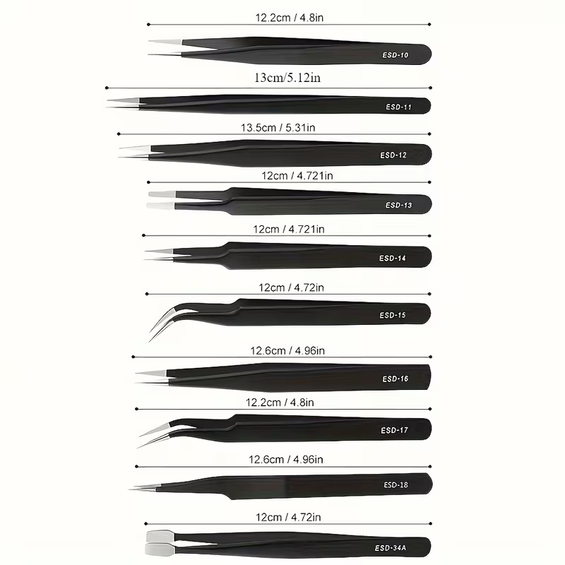 10Pcs Set Pinset Anti-Statik E - Diy Elektronic ulasan dan harga