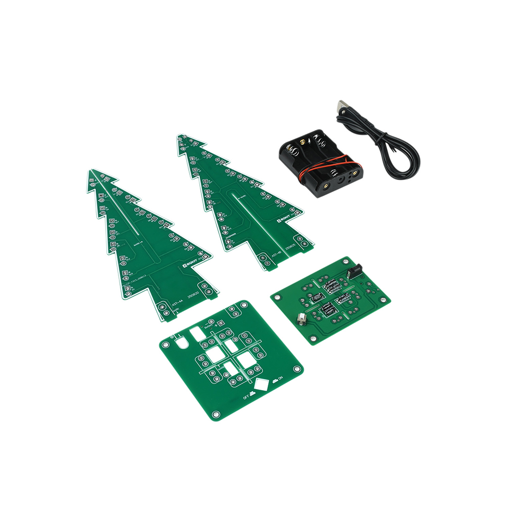 Kit Praktik Penyolderan Pohon  - Diy Electronics Kids ulasan dan harga