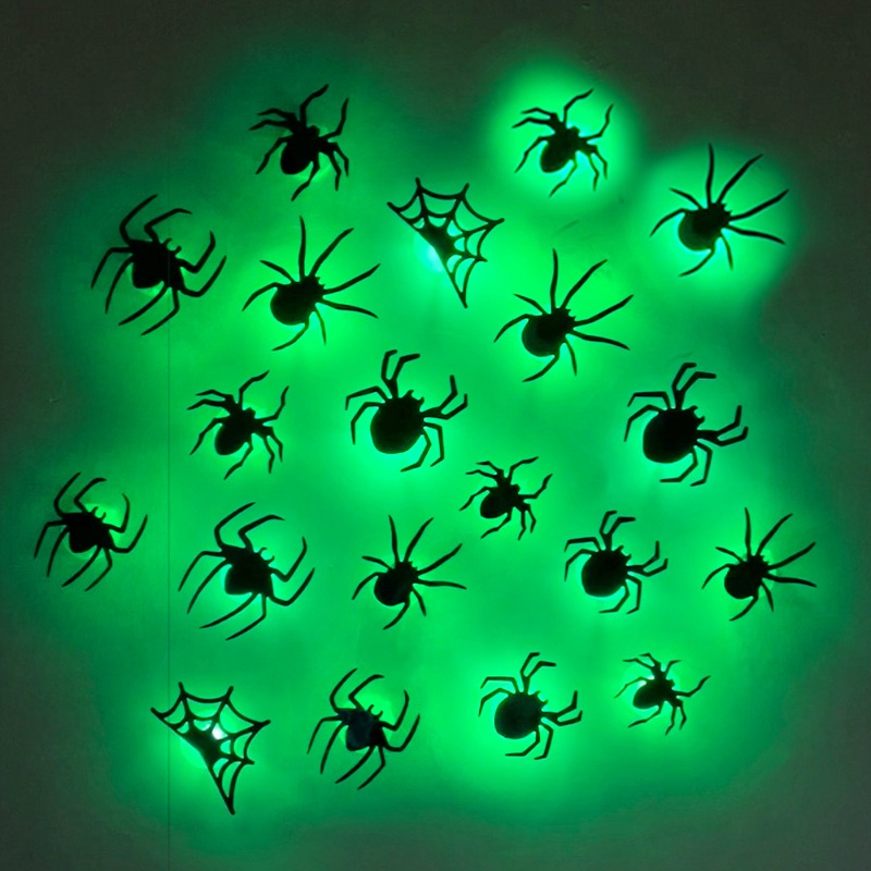 12/21/24pcs Kelelawar Bercahay - Diy Halloween Electronics ulasan dan harga