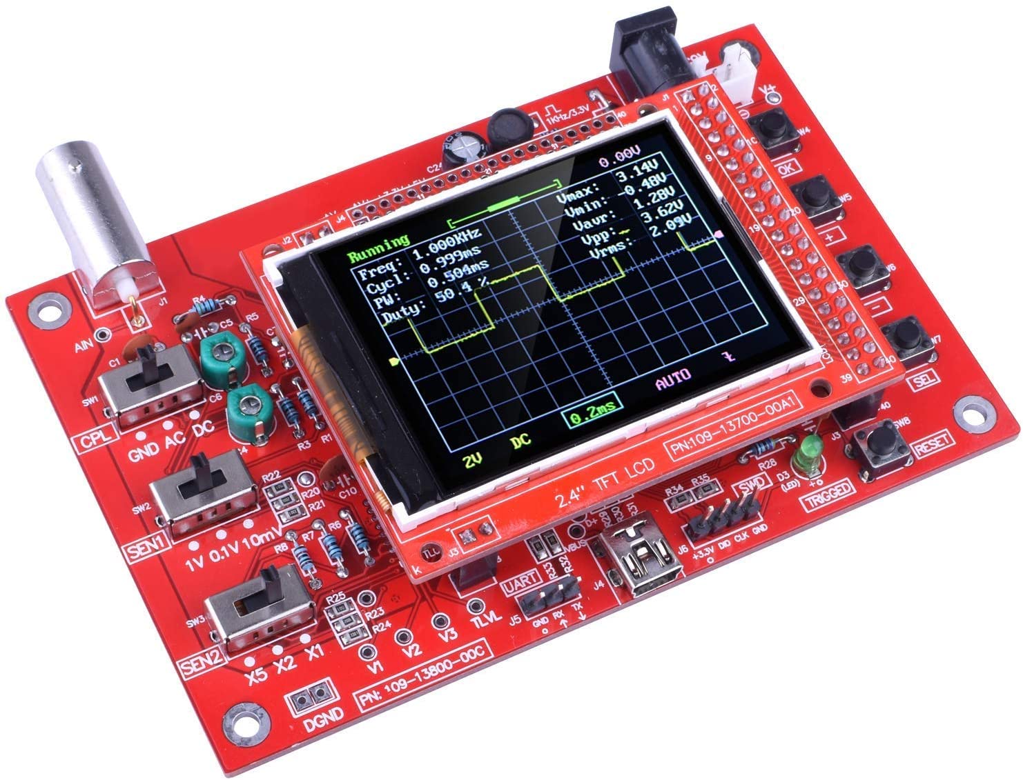 DSO138 Kit DIY Osiloskop Digit - Diy Electronics Kids ulasan dan harga