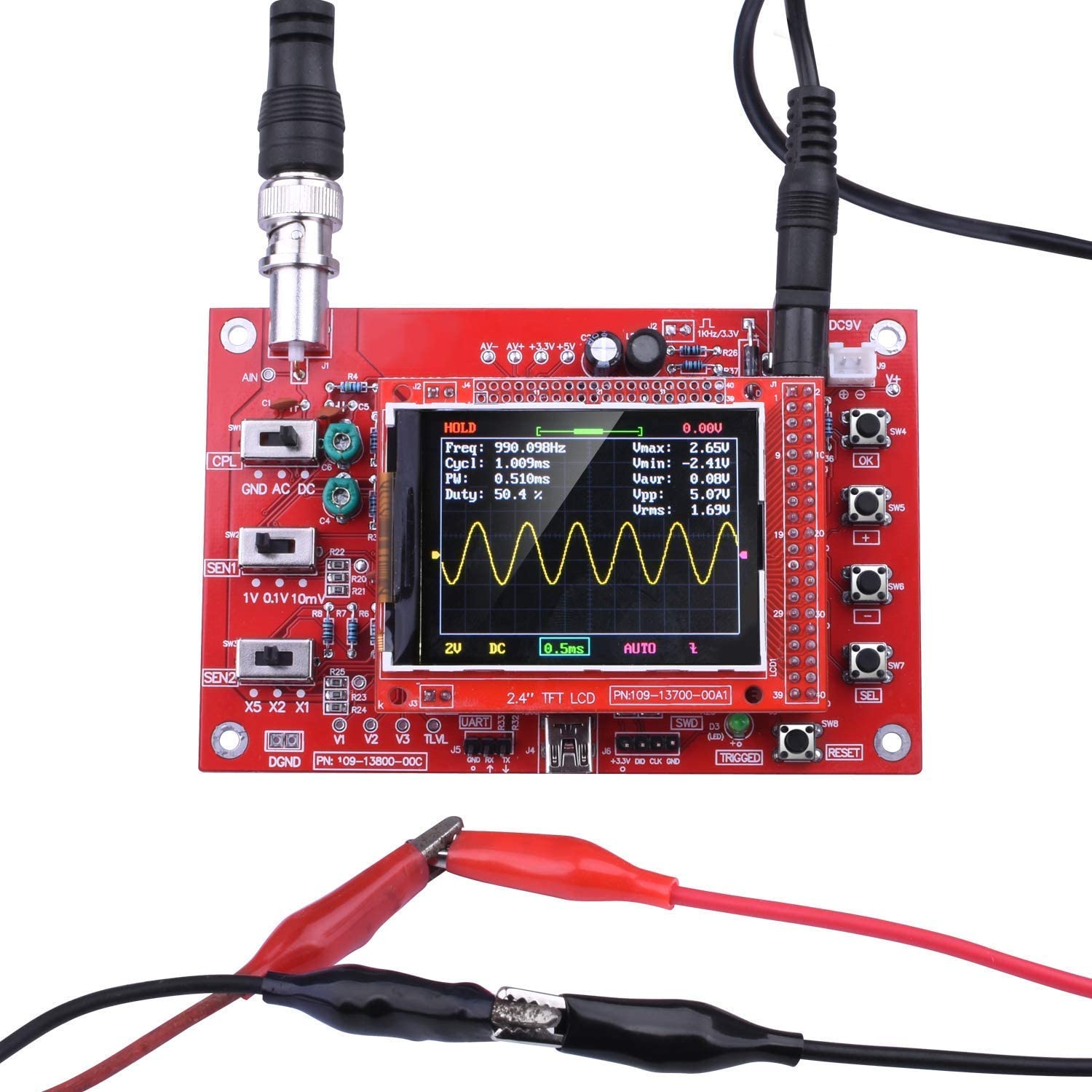 DSO138 Kit DIY Osiloskop Digit - Diy Electronics Kids ulasan dan harga