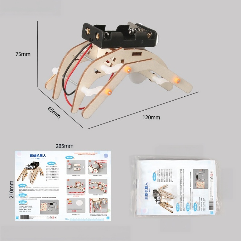 Robot Laba-laba Berjalan Buata - Diy Robot Electronics Kit ulasan dan harga