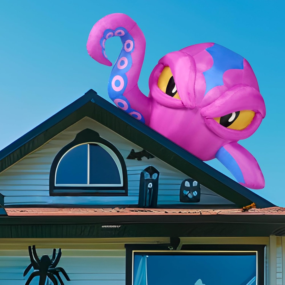 Kepala Gurita Ungu Tiup untuk  - Diy Halloween Electronics ulasan dan harga