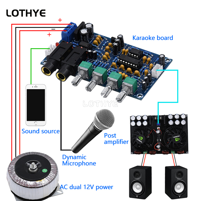 PT2399 Papan Amplifier Mikrofo - Diy Electronics Audio ulasan dan harga