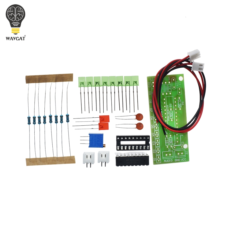 LM3915 DC 9V-12V 10 LED Alat I - Diy Audio Electronics Kit ulasan dan harga