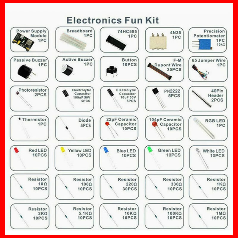 Breadboard 830 Titik Kit Kompo - Diy Electronics Breadboard ulasan dan harga