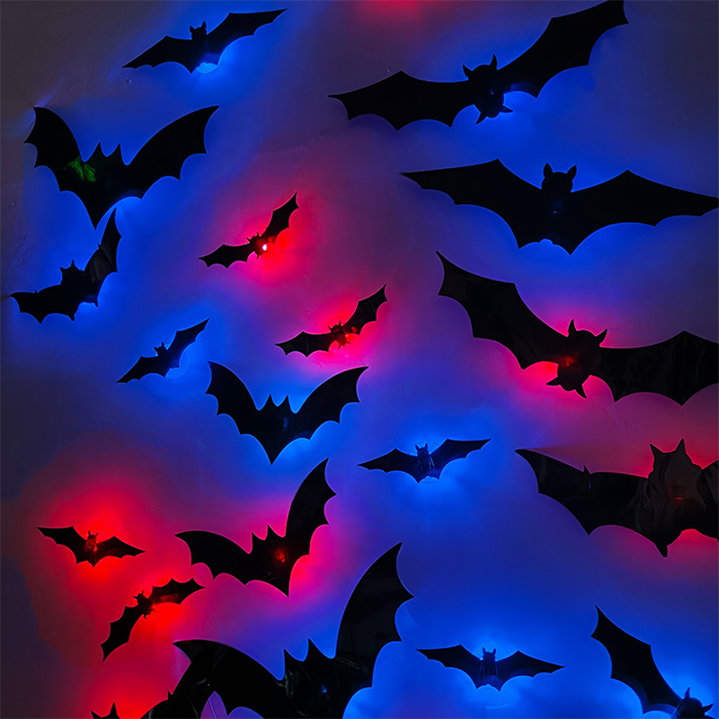 Stiker Dinding Kelelawar LED S - Diy Halloween Electronics ulasan dan harga