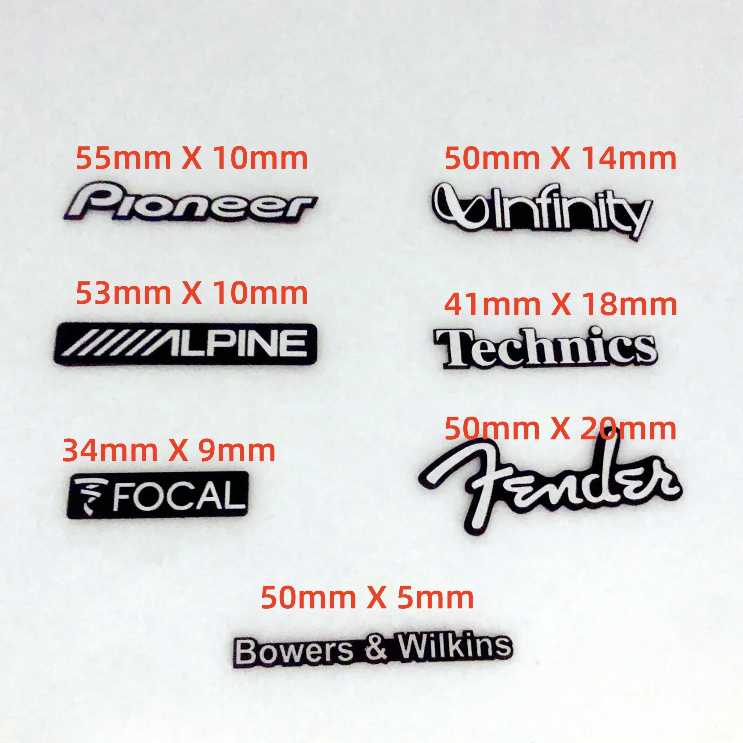 5 Buah Stiker Mobil Logo Emble - Diy Audio Electronics Kit ulasan dan harga