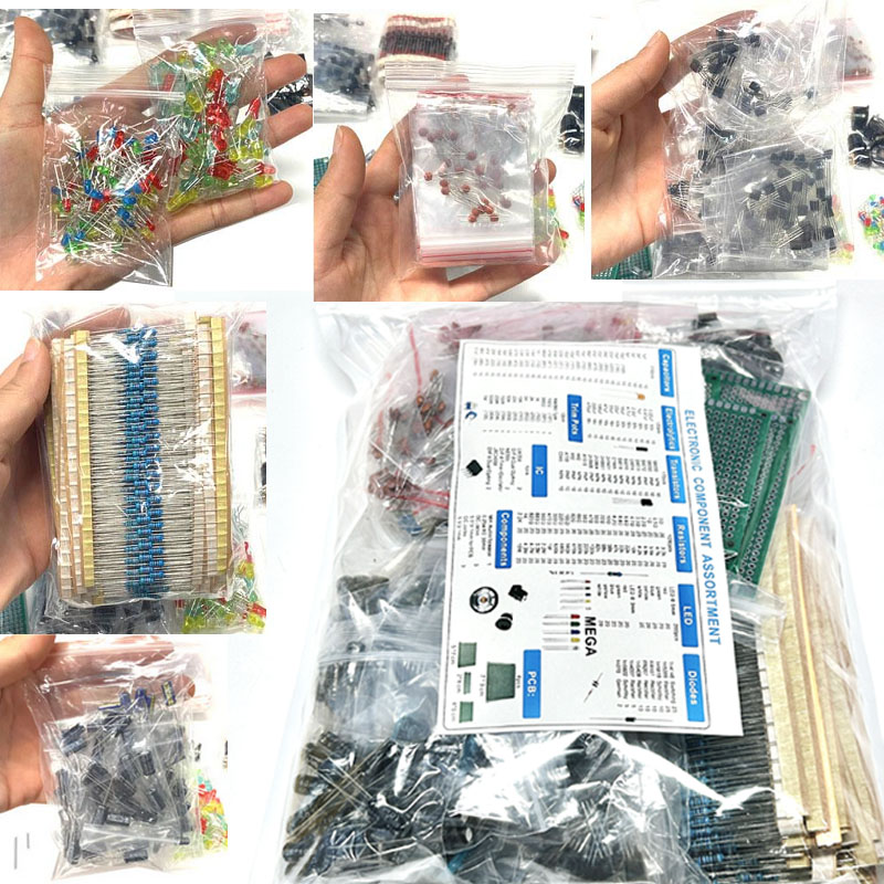 1818PCS DIY komponen elektroni - Capacitor Kit Assortment ulasan dan harga