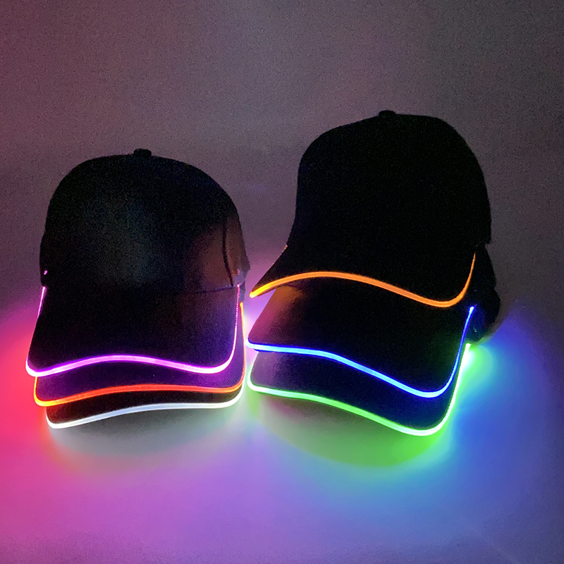 Topi bisbol menyala trendi LED - Diy Halloween Electronics ulasan dan harga
