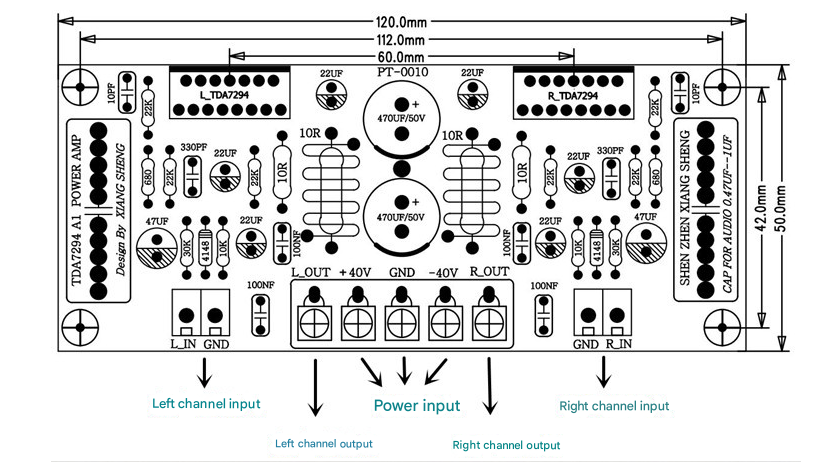 Kit Audio DIY 200W Papan Audio - Diy Electronics Audio ulasan dan harga