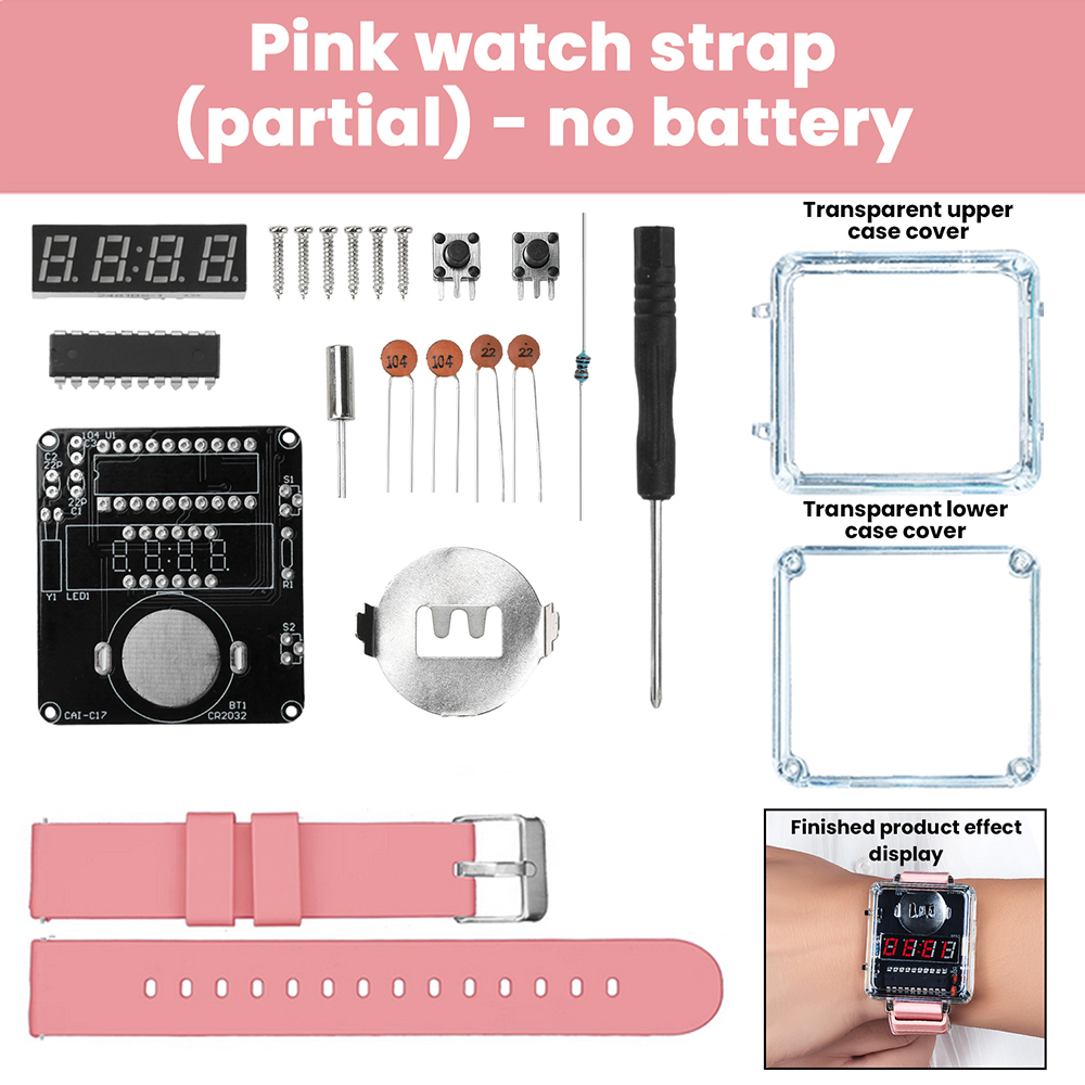 Kit Jam Tangan Elektronik DIY  - Diy Electronics Youtube ulasan dan harga